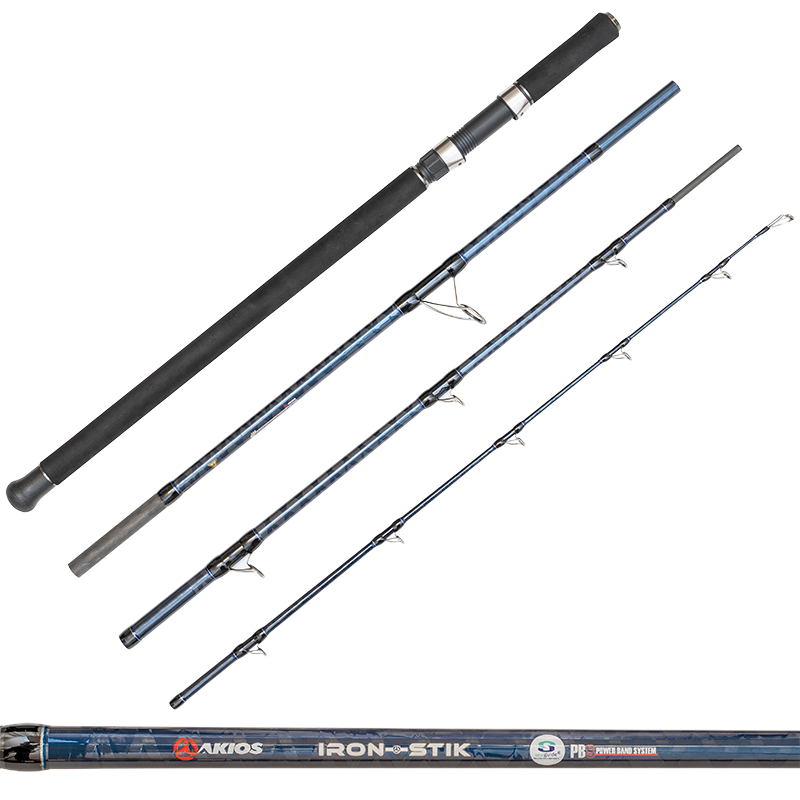 AKIOS Iron-Stik 4 Piece Travel Rod - 9ft6" 60-160g
