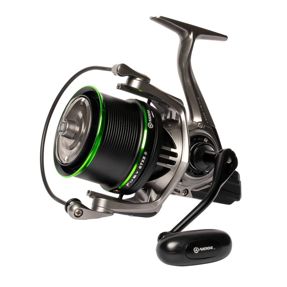 AKIOS FURY FX 420M 14ft TT Twin Tip 3 Piece Continental Rod & FURY GTX8 COMBO