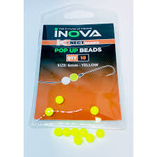 Inova Pop Up Floating Beads: Yellow: 6mm