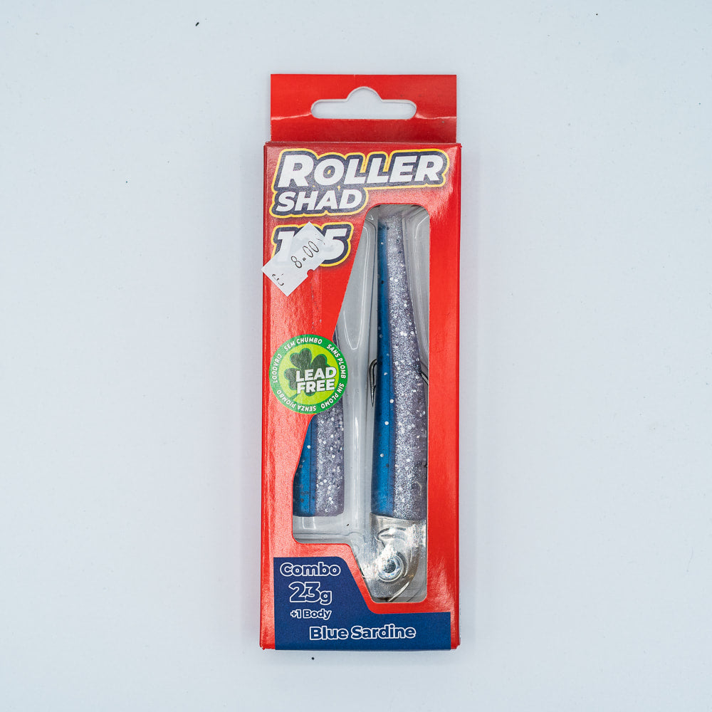 GT-Bio Roller Shad 125 - 23g head - total 33g - Blue Sardine