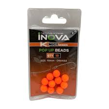 Inova Pop Up Floating Beads Orange 6mm / leeda