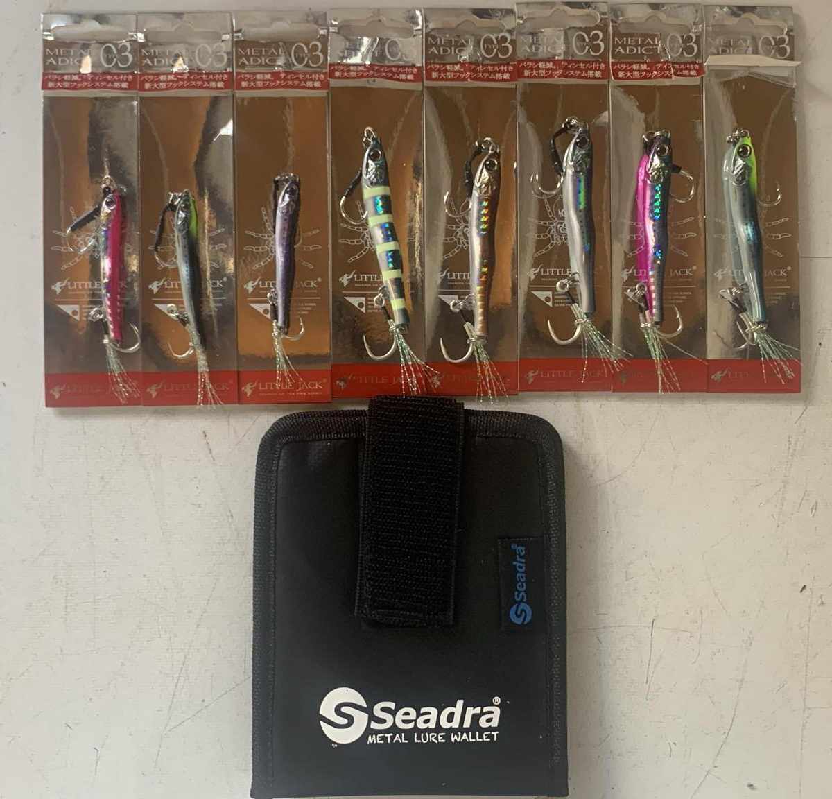 Little Jack Metal Adict 03 Casting Jig Bundle 2 - Plus free Seadra Jig Wallet- SAVE £42!