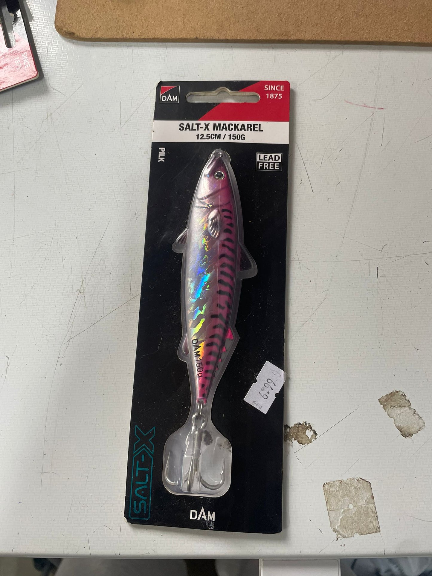 Salt -x Mackerel 12.5cm 150g Pink uv
