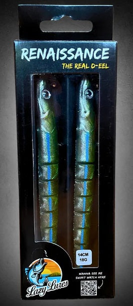 Lazy Lures Renaissance Eel The Real D-Eel 14cm 18g