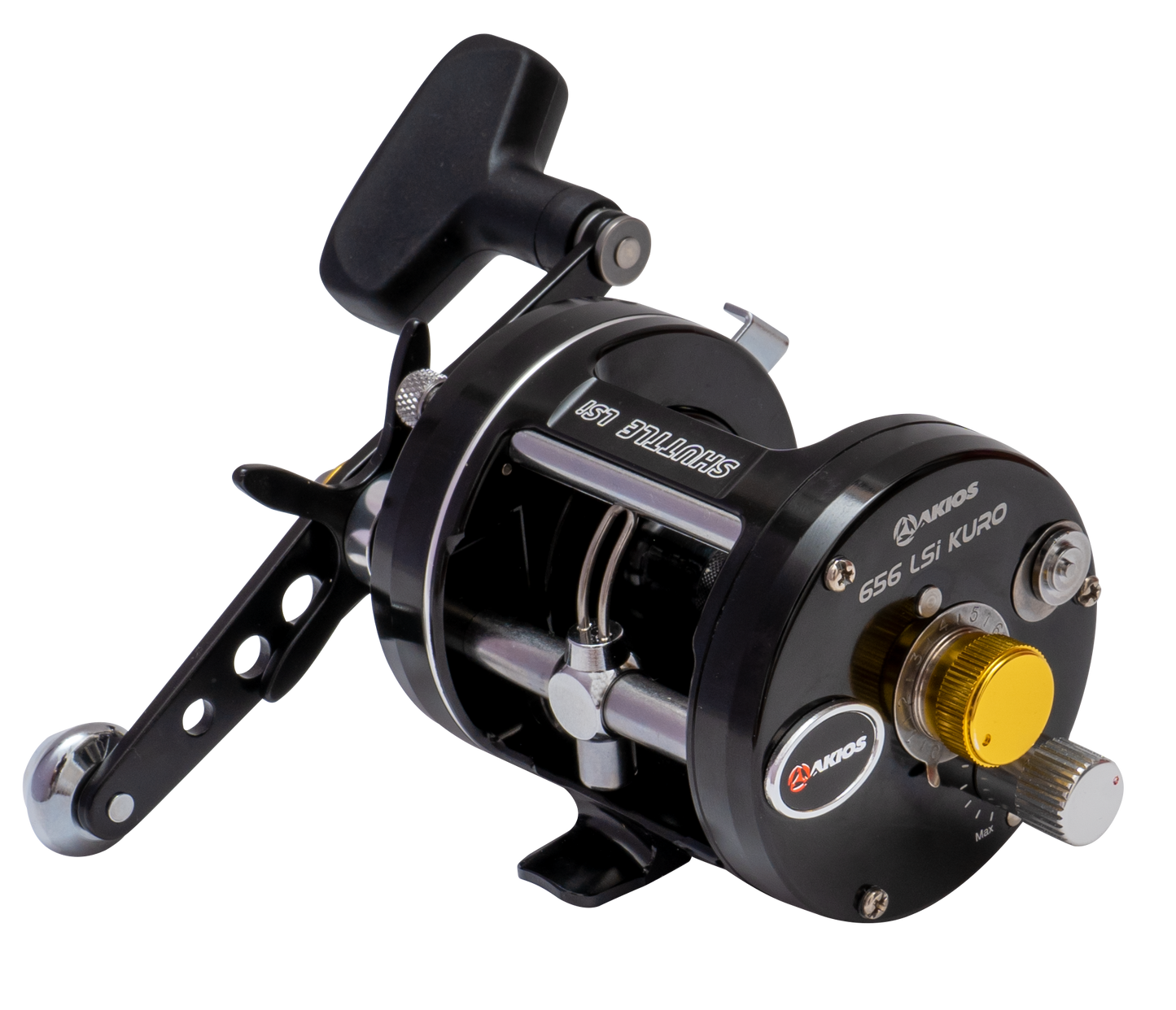AKIOS Shuttle 656 LSi KURO Levelwind Multiplier Reel