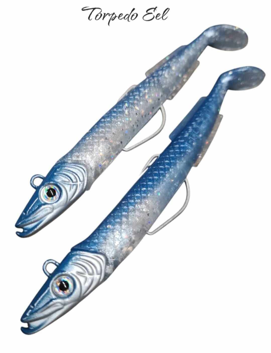 Predator Lures Torpedo Eel 6" 35g Blue Silver