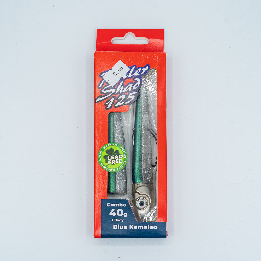 GT-Bio Roller Shad 125 - 40g head - total weight 49g - Blue Kamaleo