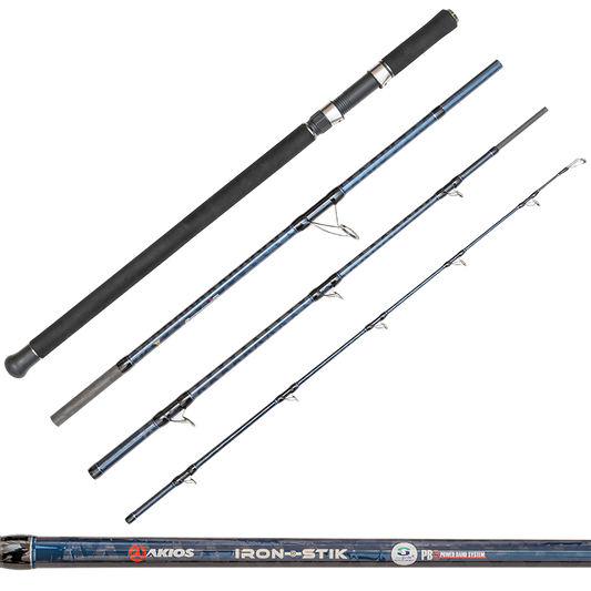 AKIOS Iron-Stik 4 Piece Travel Rod - 9ft6" 60-160g