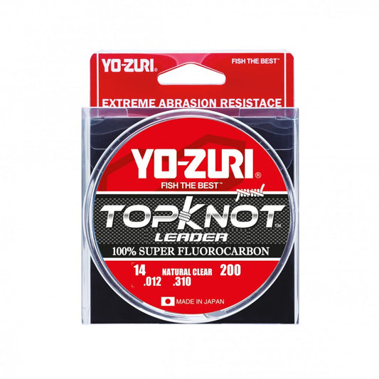 Yo Zuri Topknot Fluorocarbon Leader - 27m spools - 20lb 0.37mm
