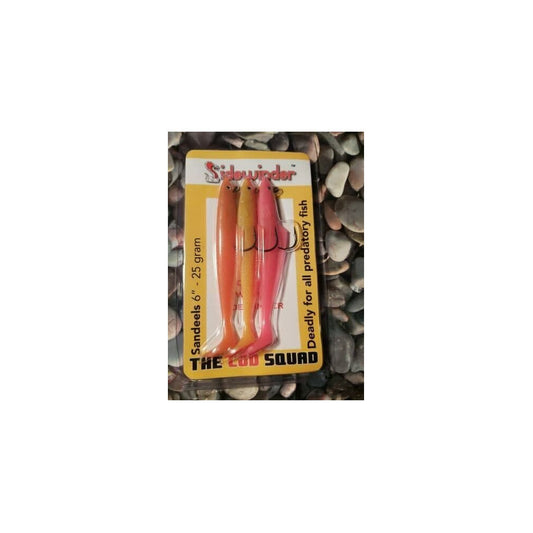 Sidewinder Sandeels - The Cod Pack 6" 25g 3 per pack