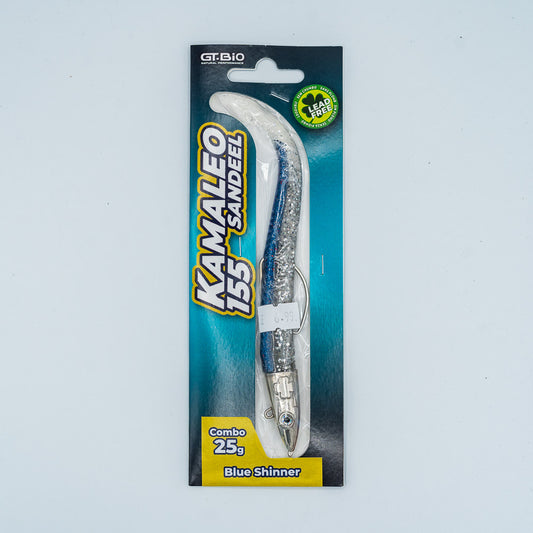 GT-Bio Kamaleo Sandeel 155 - 25g - 36g total weight Blue Shiner