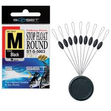 Sunset Round float stops Size M  - Pack of 9