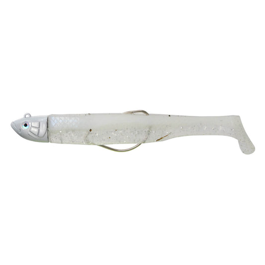 Axia Weedless Minnow 46g 150mm White Glitter