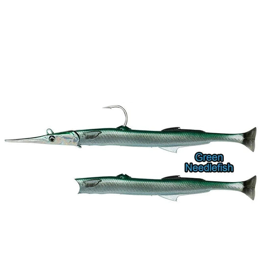Savage Gear 3D Needlefish Pulsetail 18cm 26g 2+1pcs Green