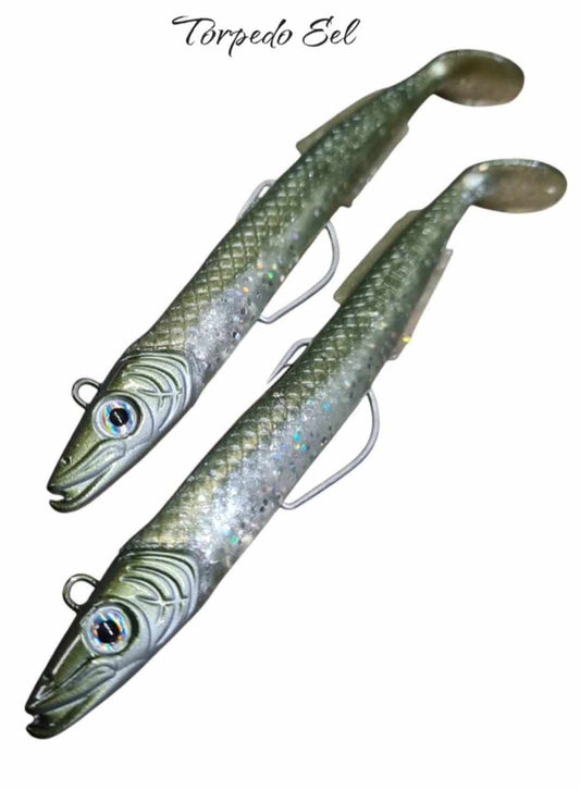Predator Lures Torpedo Eel 5" 23g Khaki Silver