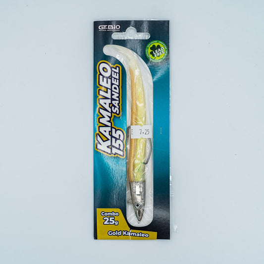 GT-Bio Kamaleo Sandeel 155 - 25g - 36g total Gold Kamaleo