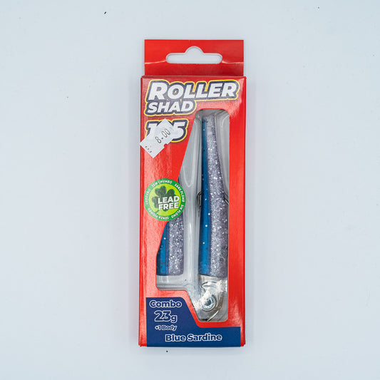 GT-Bio Roller Shad 125 - 23g head - total 33g - Blue Sardine