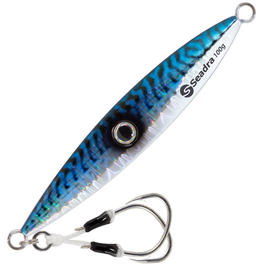 Seadra Strike Eye Slow Jig 120g Blue Mackeral