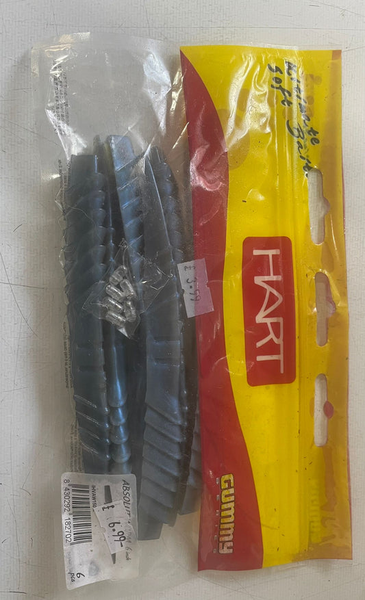 Hart Absolut worm 6 inch blue/green 6pcs