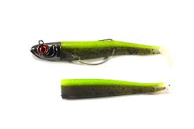 GT-Bio Roller Shad 125 28g Lime Black Glass uv