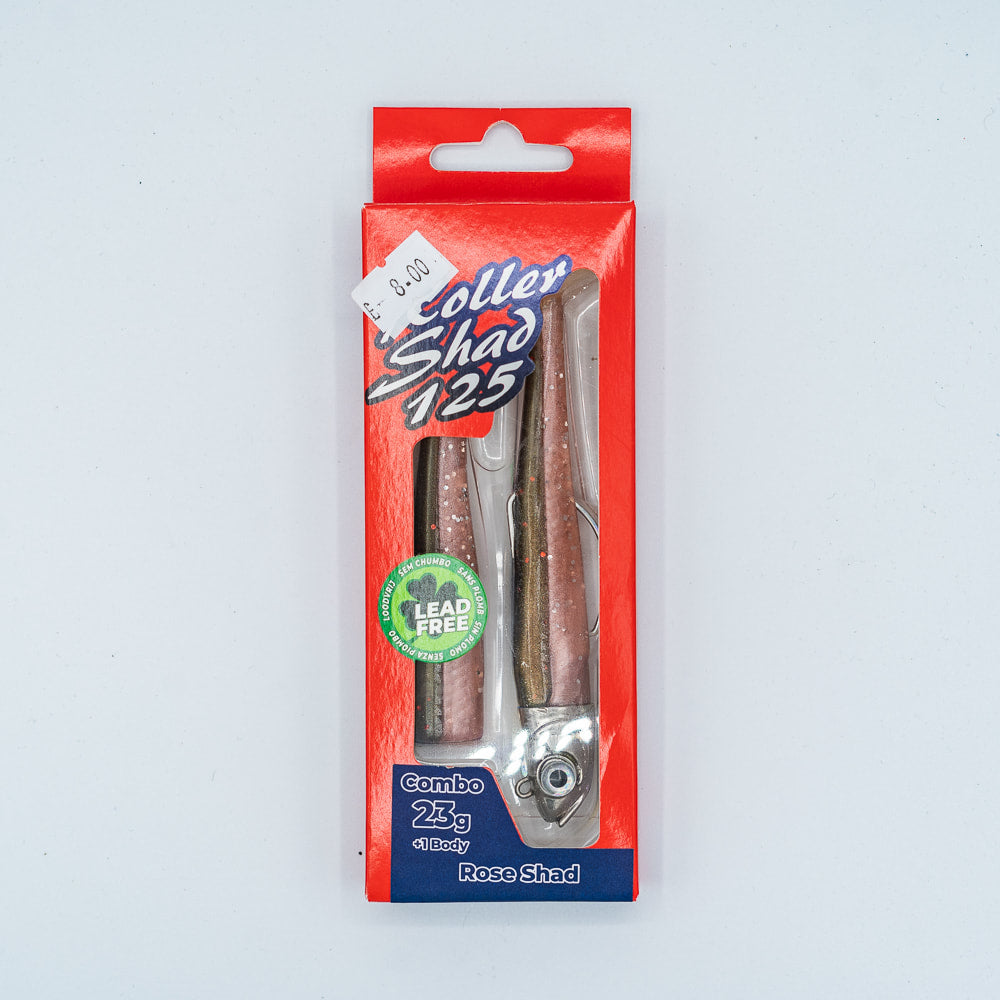 GT-Bio Roller Shad 125 - 23g head - total 33g - Rose Shad