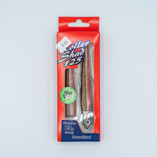 GT-Bio Roller Shad 125 - 23g head - total 33g - Rose Shad
