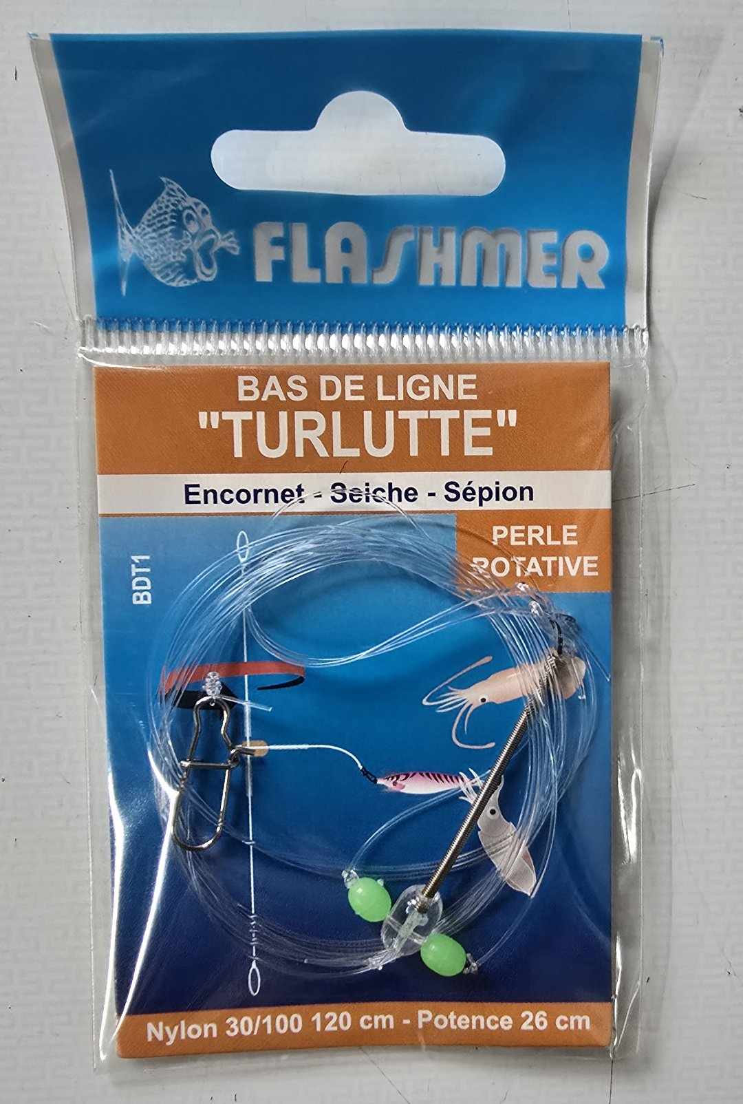 Pre tied Squid trace - 1 fast linK for 1 jig