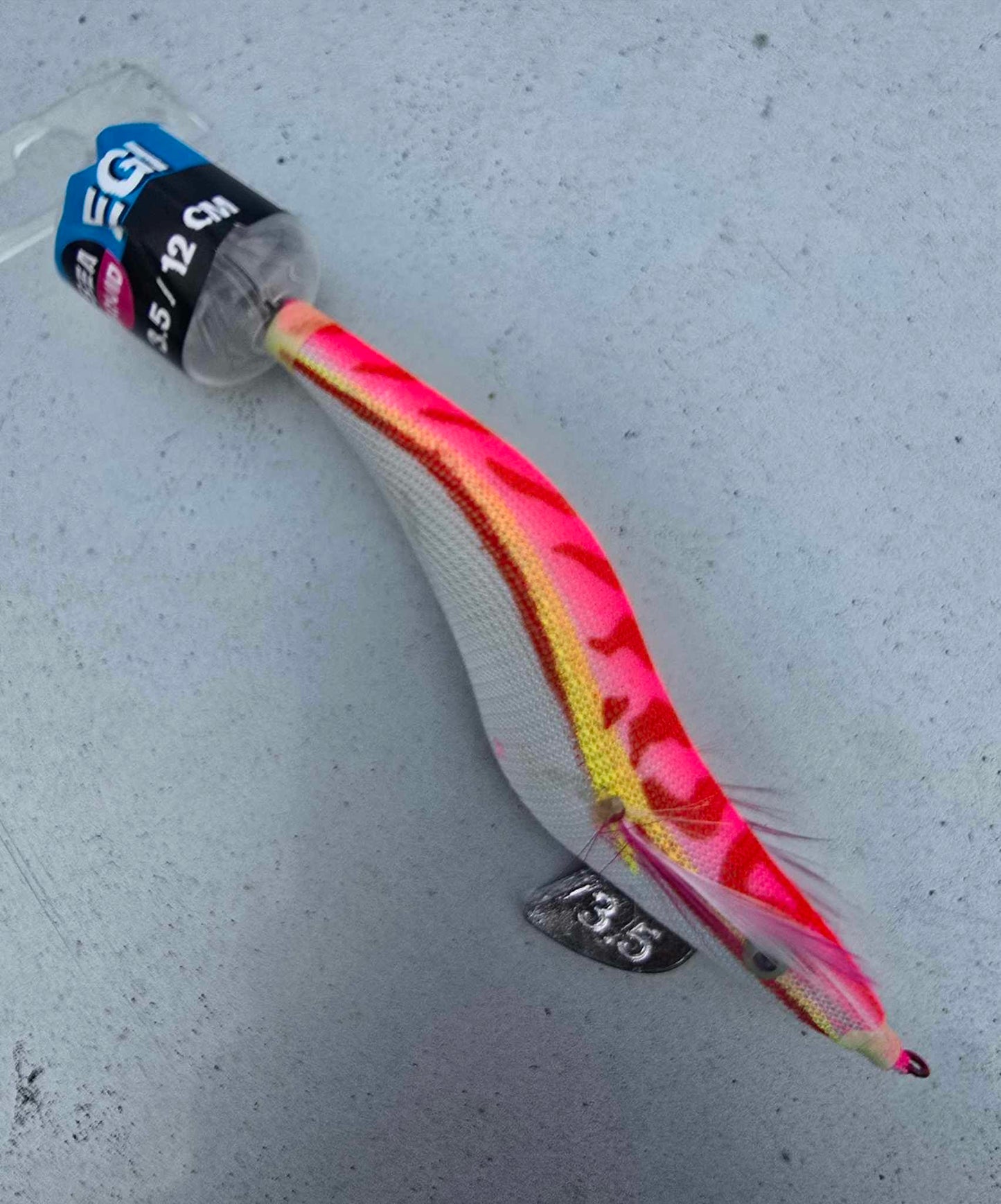 Sea Squid Egi 3.5 12cm 20g Fluo Pink