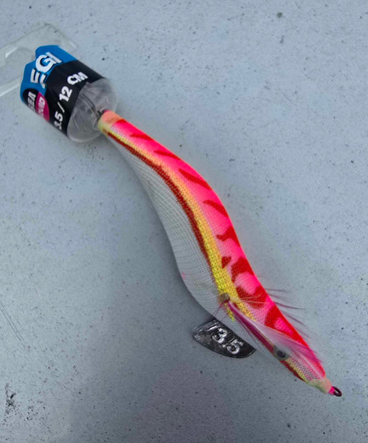 Sea Squid Egi 3.5 12cm 20g Fluo Pink