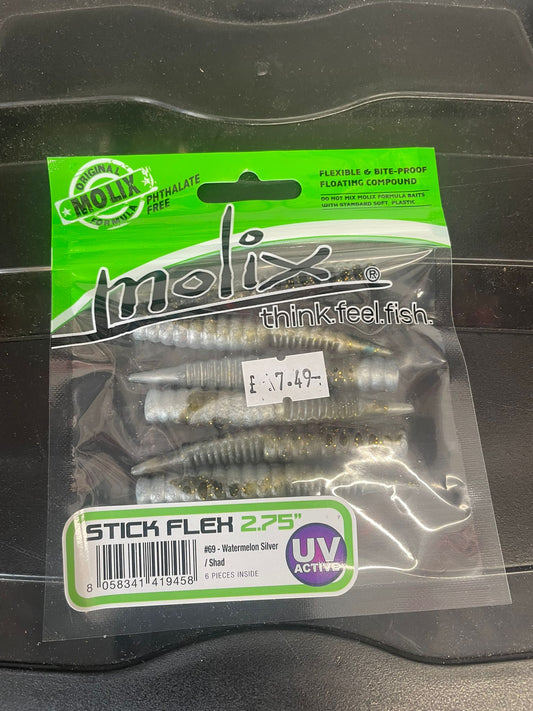 Molix Stick Flex 2,75'' (6 pcs) watermelon silver