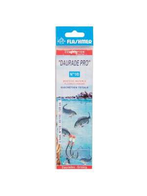 Flashmer Duarade Pro Bream 2 hook rig - size 2, high quality hand tied bait rig