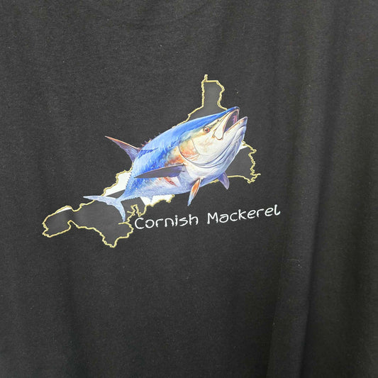 Lizard Tackle and Bait Branded "Cornish Mackeral" T-Shirts