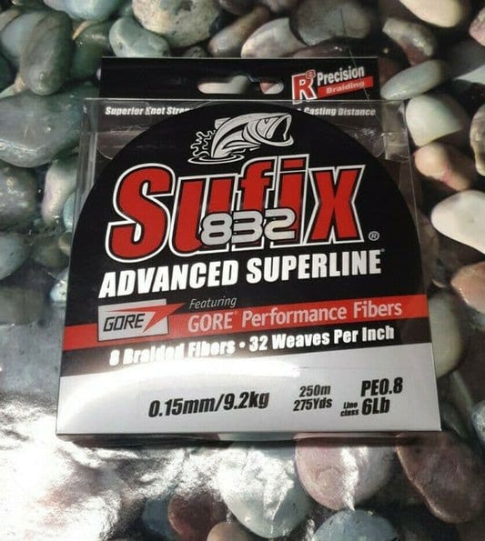 Sufix 832 Advanced Superline - Low Vis Green 250m 0.28mm 22.8kg