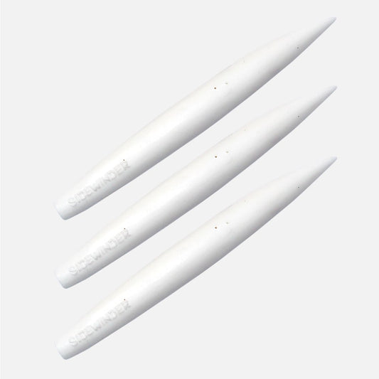 Sidewinder Bass Sticks - Bone White 4" 12g 6 per pack