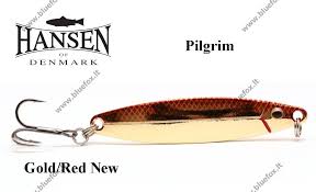 Hansen SD Pilgrim Sea Trout Indicator, Gold/Red, 8.9cm 28g
