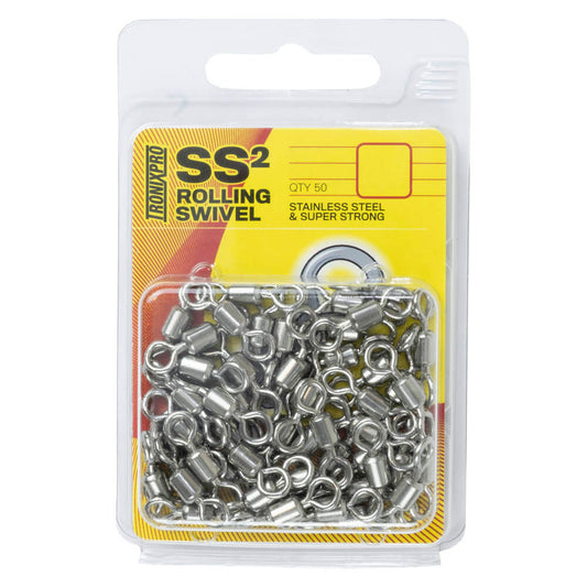 TronixPro SS2 80kg 176lb Stainless Steel Swivel Qty 80