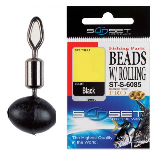 Sunset Pulley Beads SIZE L 6 per pack