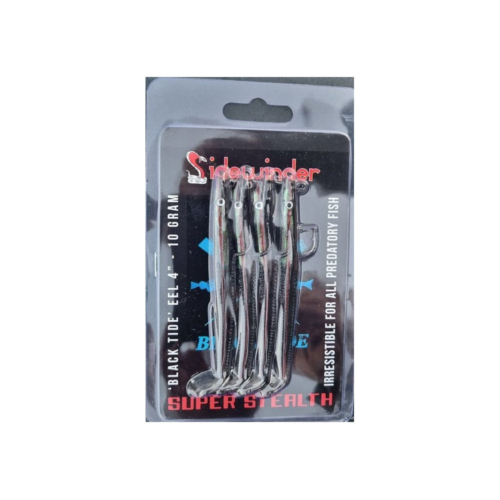 Sidewinder Serries Eels 4" 10g Black Tide