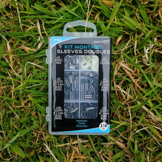 Explorer Tackle Double Crimp and Thimble Kit - 350 pces