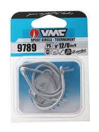 VMC Texas Hook Texan x1 Reinforced - Shiny Tin - Pack of 5 - by 5, Etain Brillant, N°1/0