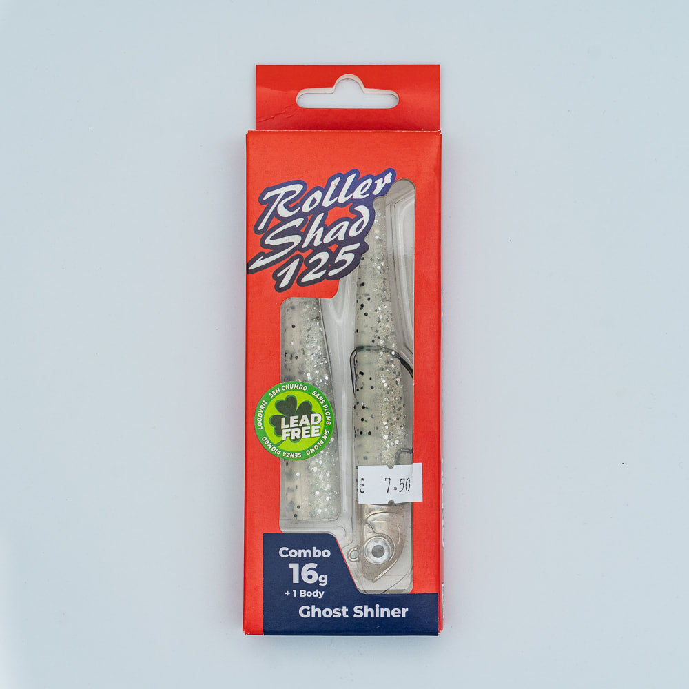 GT-Bio Roller Shad 125 - 16g head total 25g - Ghost Shiner