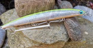 Fishus Long Minnow Floating 12cm 13g Chrome Orange Head