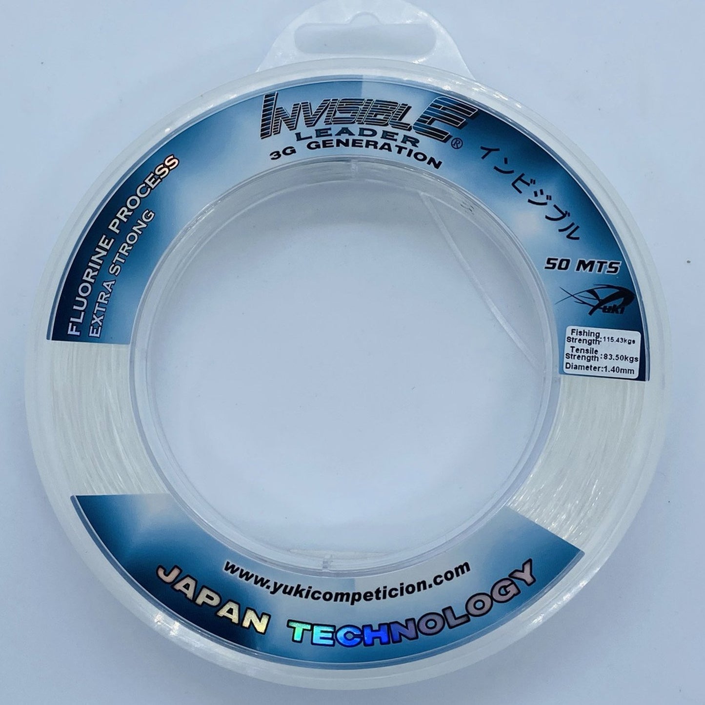 Yuki Invisible Leader 100m 0.8mm 33.85kg