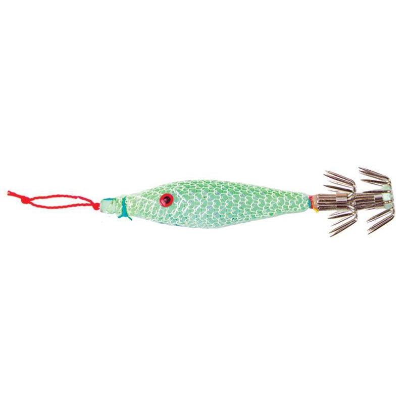 Shamalo 9cm Squid Jig - Green Aurora