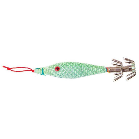 Shamalo 9cm Squid Jig - Green Aurora