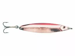 Hansen SD Pilgrim Sea Trout Indicator, Silver/Red, 8.9cm 28g