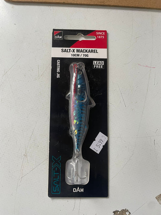 DAM Salt-X Mackerel Casting Jig 10 cm 70g Blue UV NL