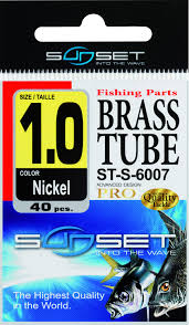 Sunset Brass Crimps Size 1.0 - Pack of 40