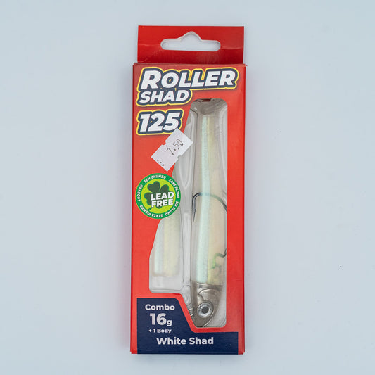 GT-Bio Roller Shad 125 - 16g head total 25g - White Shad