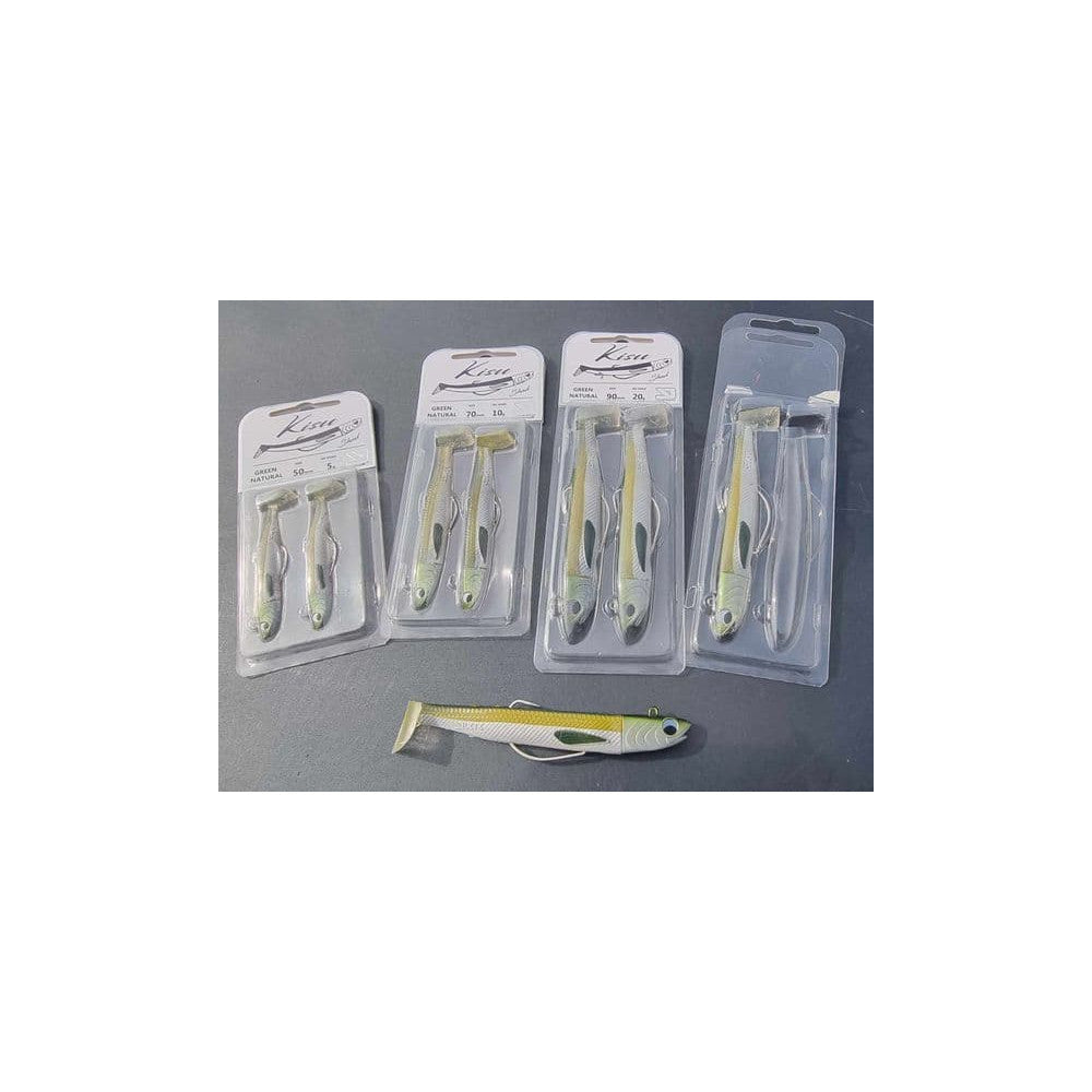 YKR Kisu Shad - 70mm 15g Green Natural